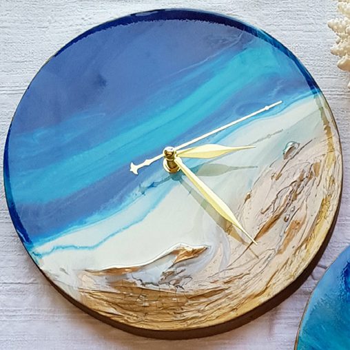 Piece 48 - handpoured epoxy resin wall artwork by Zora