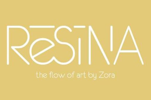 Piece 54 - handpoured epoxy resin wall artwork by Zora